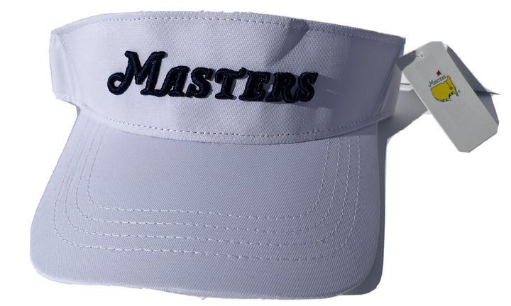 2025 MASTERS WHITE PERFORMANCE VISOR HAT AUGUSTA NATIONAL GOLF ADJUSTABLE NEW
