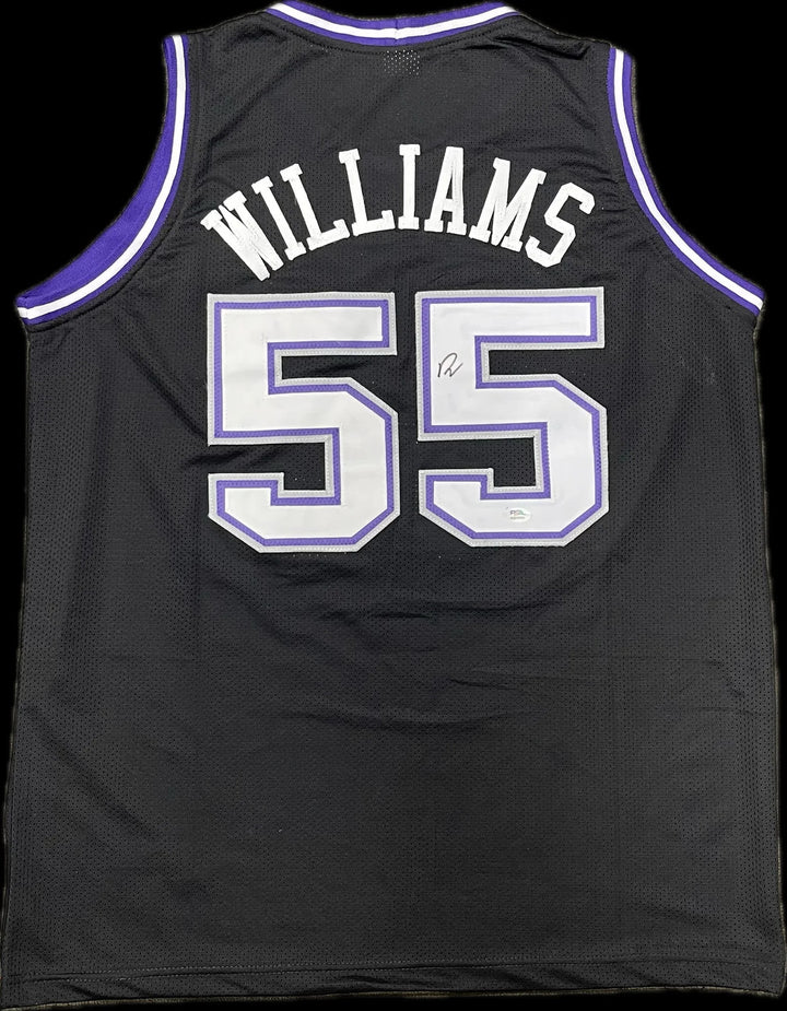 Jason Williams Signed Jersey PSA Sacramento Kings Autographed
