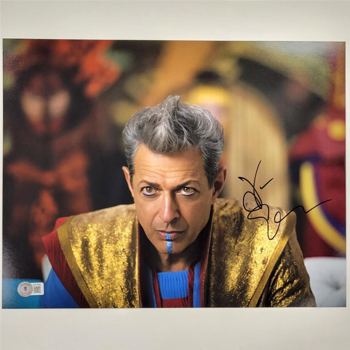 Jeff Goldblum signed Thor Grandmaster 11x14 photo autograph A ~ Beckett BAS Holo
