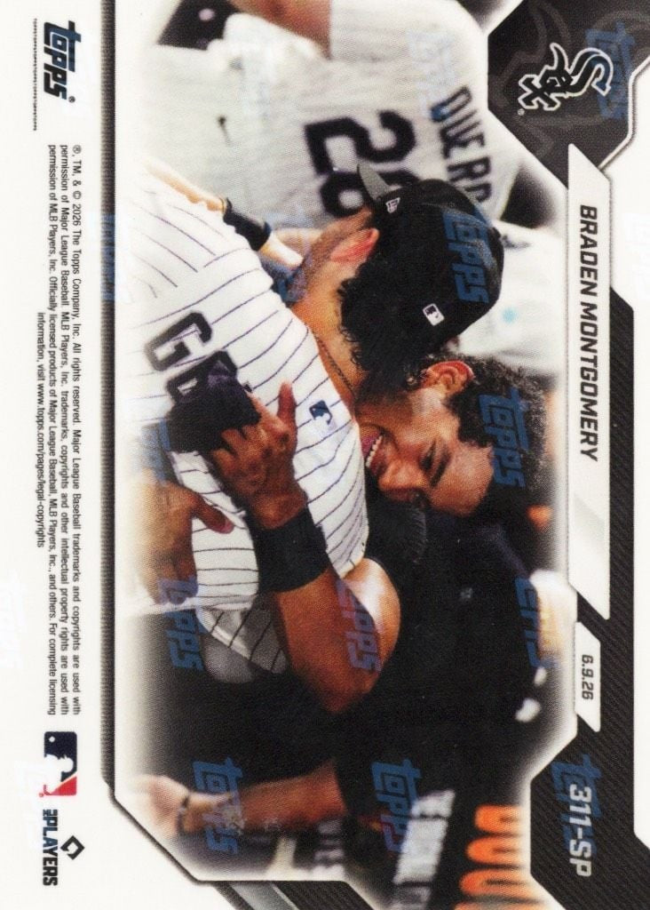 2026 Topps Now Braden Montgomery #311SP Rookie Baseball Card