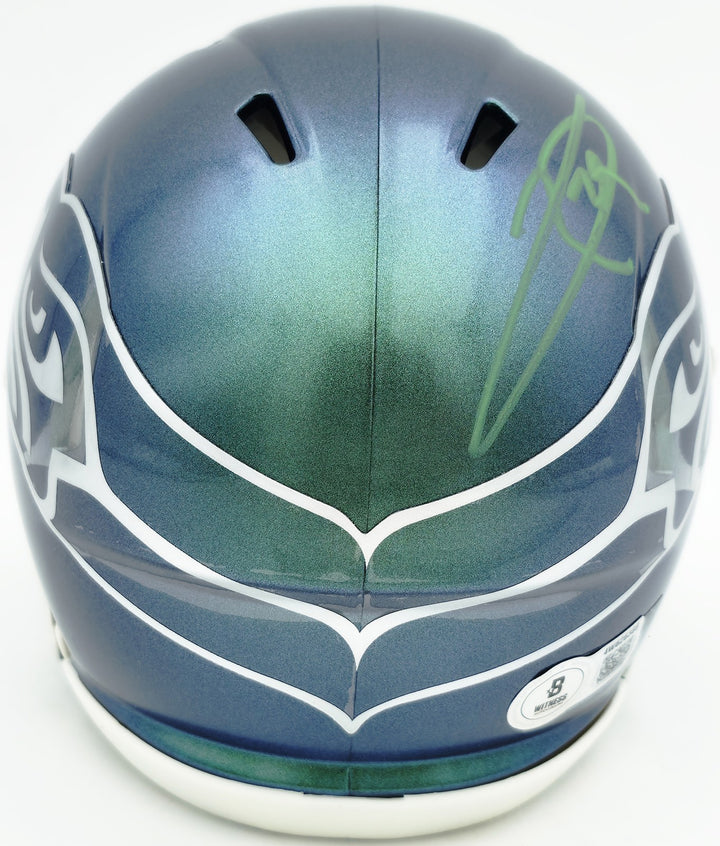 Earl Thomas III Signed Seahawks Rivalries Speed Mini Helmet Beckett Witness
