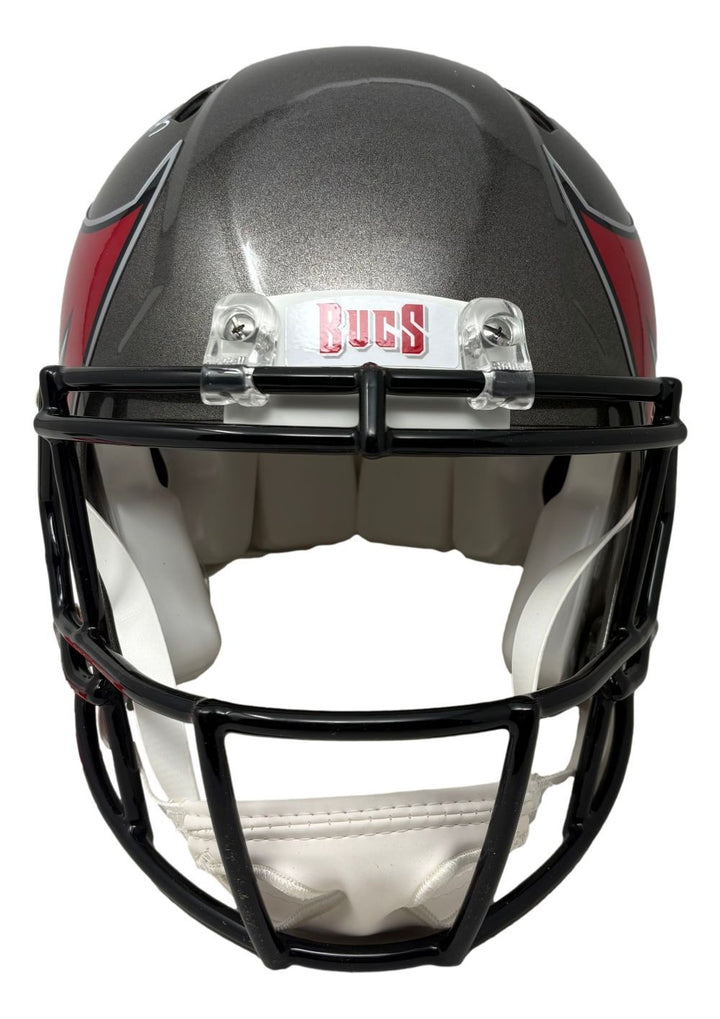 Bucky Irving Signed Tampa Bay Buccaneers Full Size Authentic Speed Helmet BAS