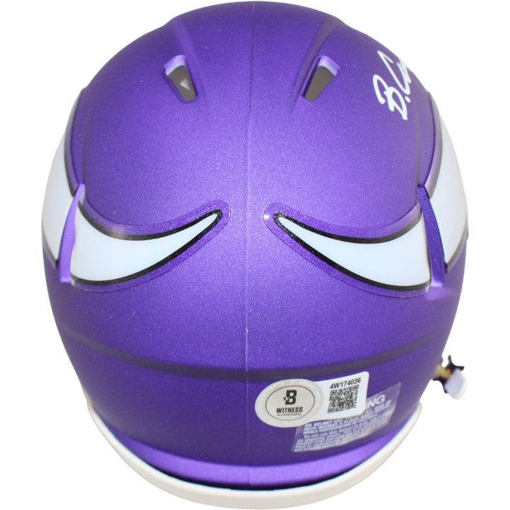 Blake Cashman Autographed Minnesota Vikings Mini Helmet Beckett Witness 52833