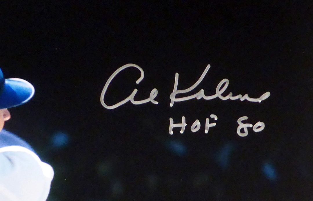 Al Kaline Signed 16x20 Photo Detroit Tigers "HOF 80" PSA/DNA