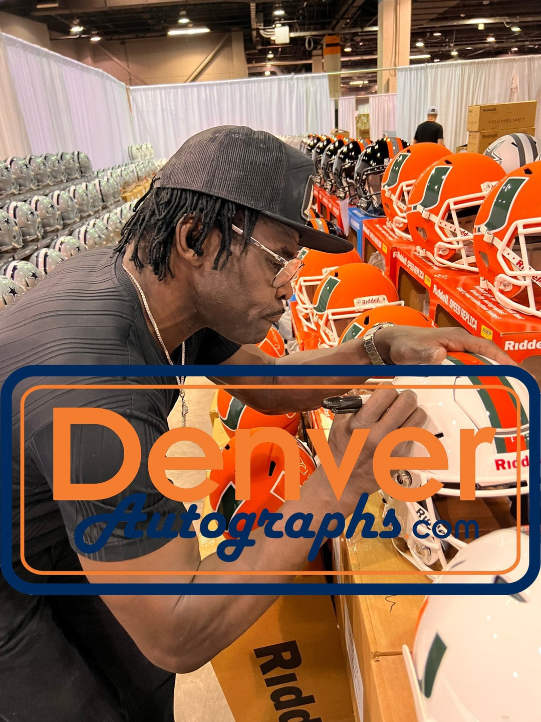 Michael Irvin Autographed Miami Hurricanes SpeedFlex Helmet Beckett 56371