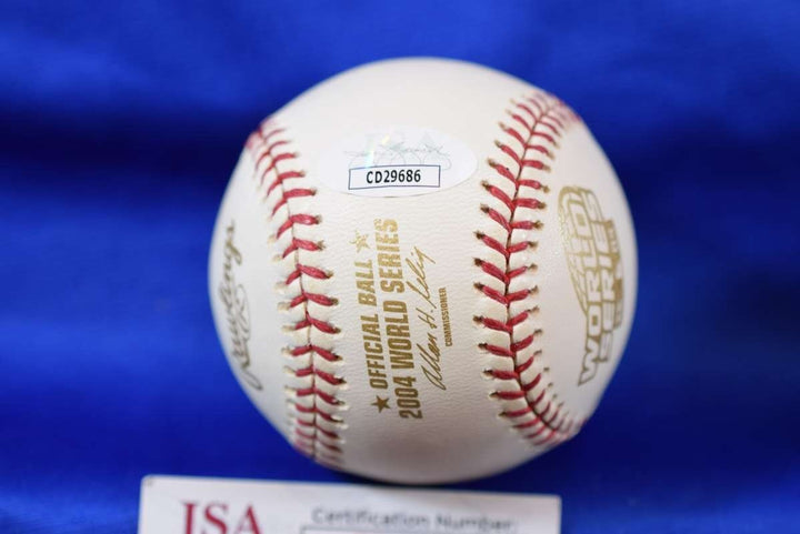 Manny Ramirez JSA COA Autograph 2004 World Series Signed Baseball