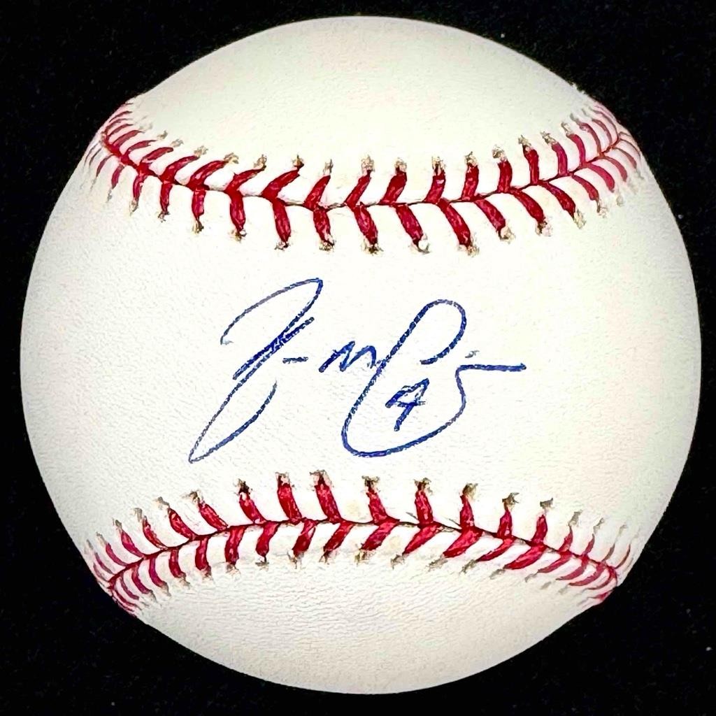 Yadier Molina rare early autograph signed MLB Baseball ~ Tristar & MLB Auth holo