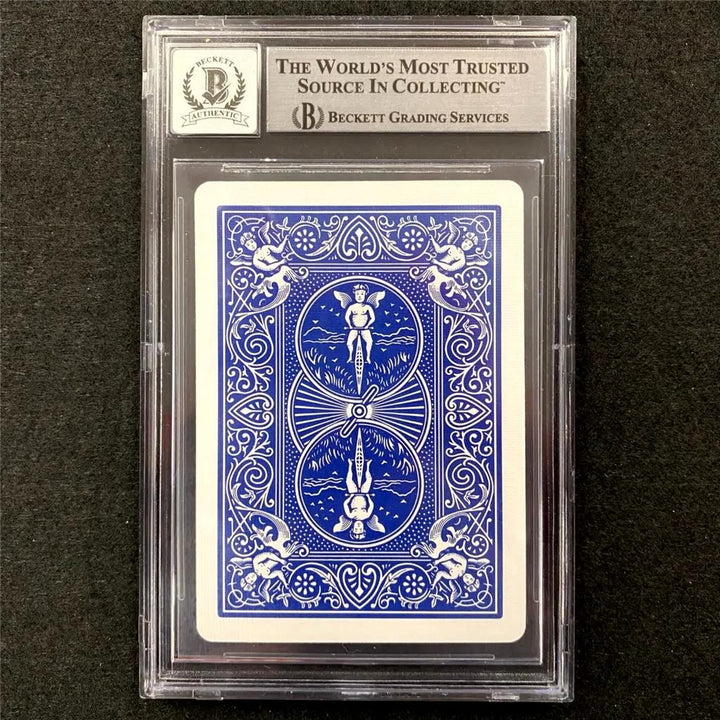 Phil Laak signed Jack of Diamonds Playing Card Poker WSOP ~ Beckett BAS 10 Auto