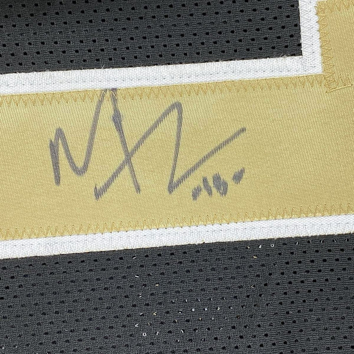 FRAMED Signed MICHAEL THOMAS 35x39 New Orleans Black Jersey JSA COA