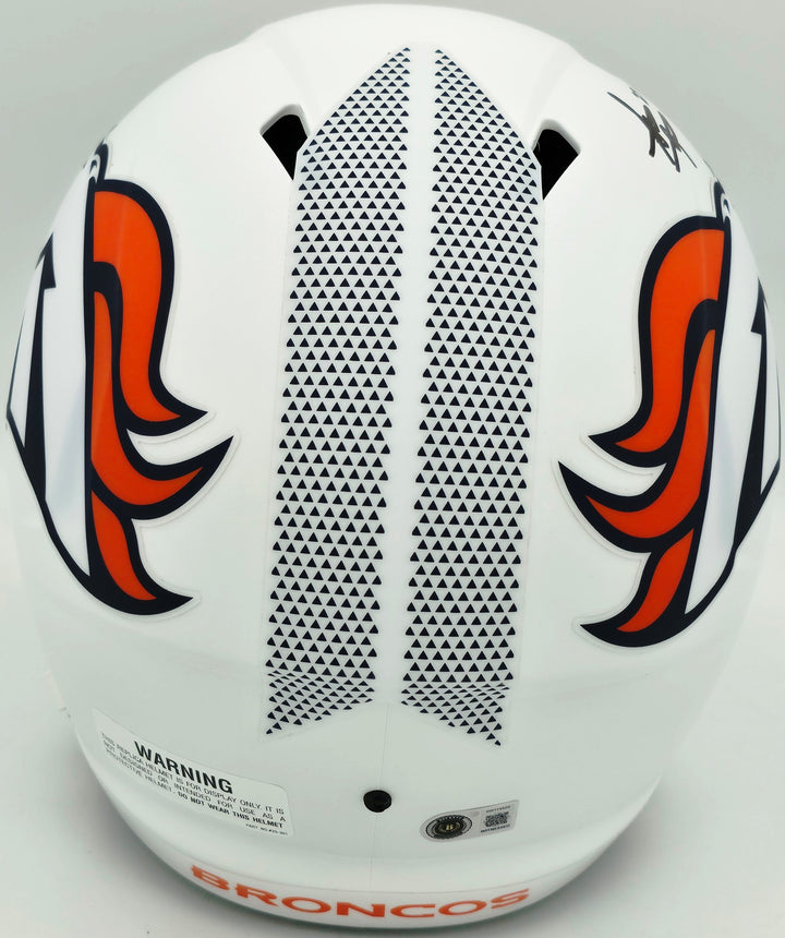 Steve Atwater Signed Denver Broncos White 2024 Alternate Full Size Speed