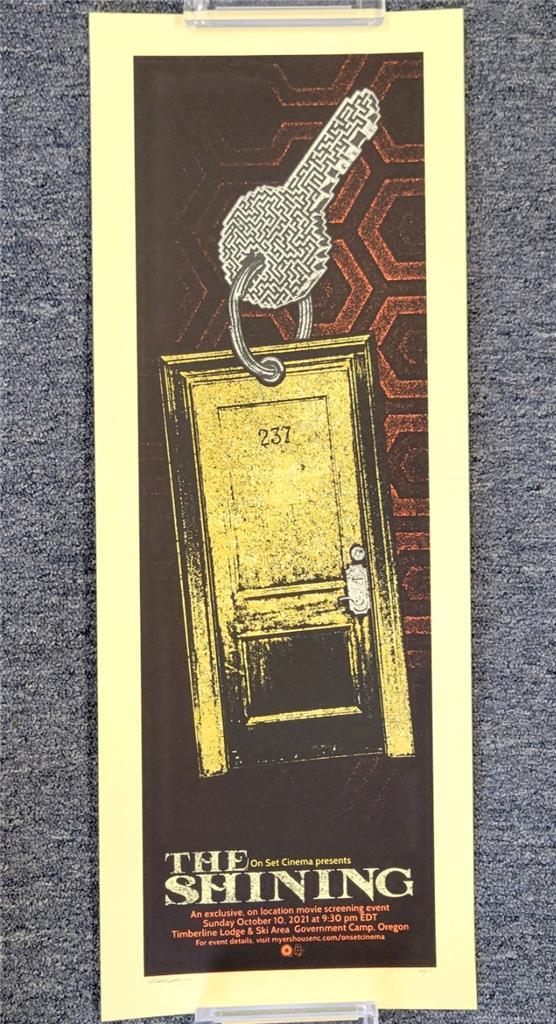The Shining Glows 9x24 Lithograph Mondo Art Print QFSChris Garofalo LE #'ed /175