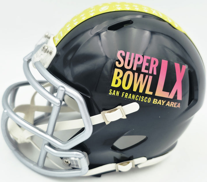 Byron Murphy II Signed Seahawks Black SB LX Logo Speed Mini Helmet MCS Holo