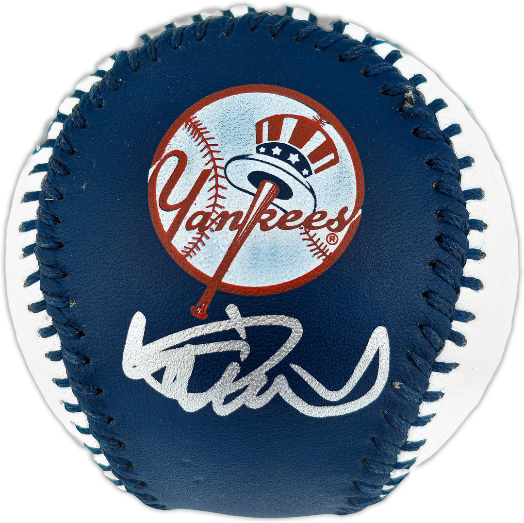 Ichiro Suzuki Auto Official Yankees Logo Baseball Mariners Beckett Witness