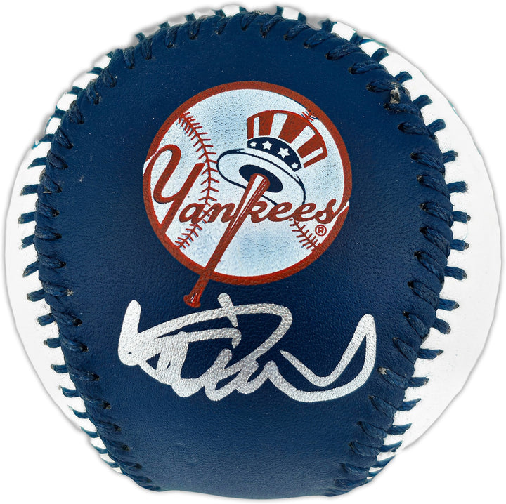 Ichiro Suzuki Auto Official Yankees Logo Baseball Mariners Beckett Witness