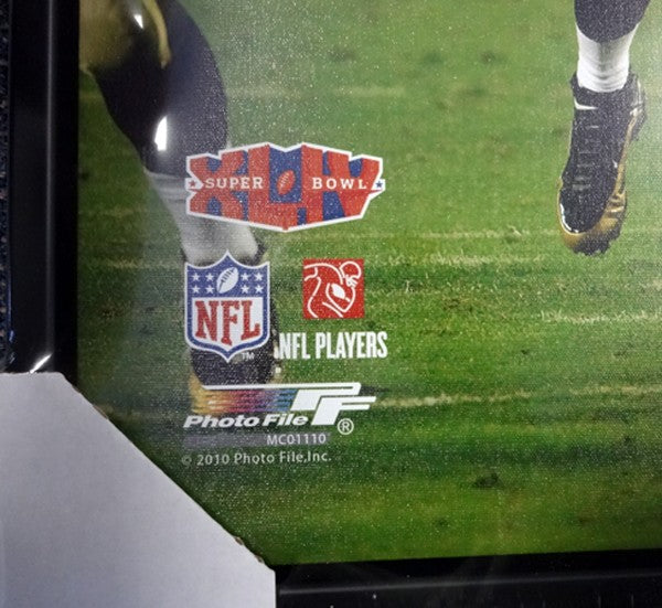 Drew Brees Signed Framed 24x30 Canvas Photo New Orleans Saints #/9 PSA/DNA
