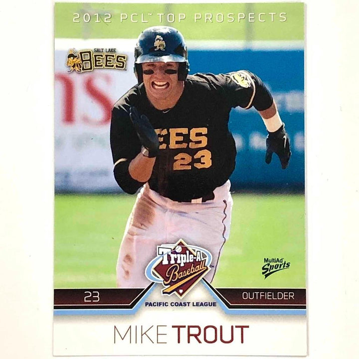 2012 Multiad Multi Ad #31 Mike Trout RC Salt Lake Bees minor league Rookie Card