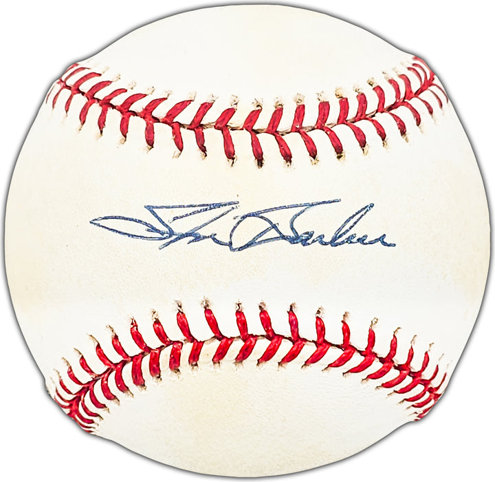 Steve Barber Autographed Signed AL Baseball Yankees, Orioles Beckett #BK44422