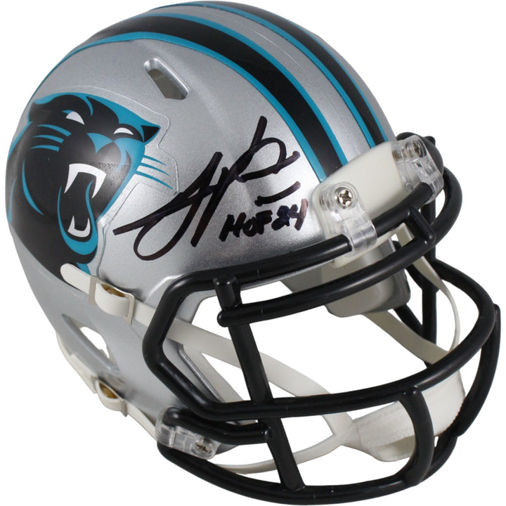 Julius Peppers Autographed Carolina Panthers Mini Helmet HOF Beckett 53655