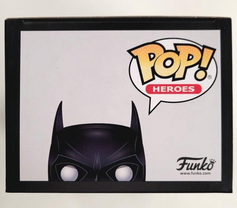Christian Bale signed Batman 80 Years Funko Pop! 275 Dark Knight autograph ~ BAS