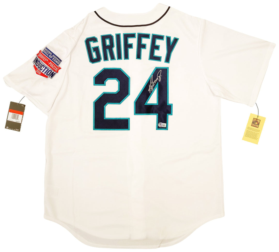 Seattle Mariners Ken Griffey Jr. Signed White Nike Cooperstown Edition Jersey