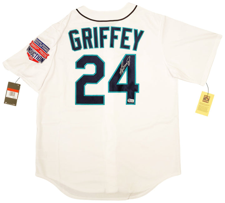 Seattle Mariners Ken Griffey Jr. Signed White Nike Cooperstown Edition Jersey
