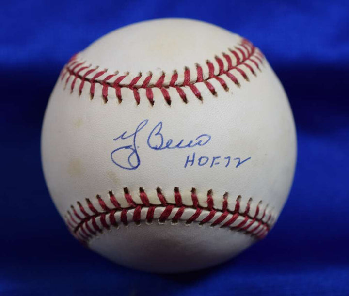 Yogi Berra PSA DNA Autograph American League Signed Baseball HOF 72