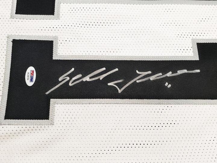 Oakland Raiders Sebastian Janikowski Signed White Jersey PSA/DNA