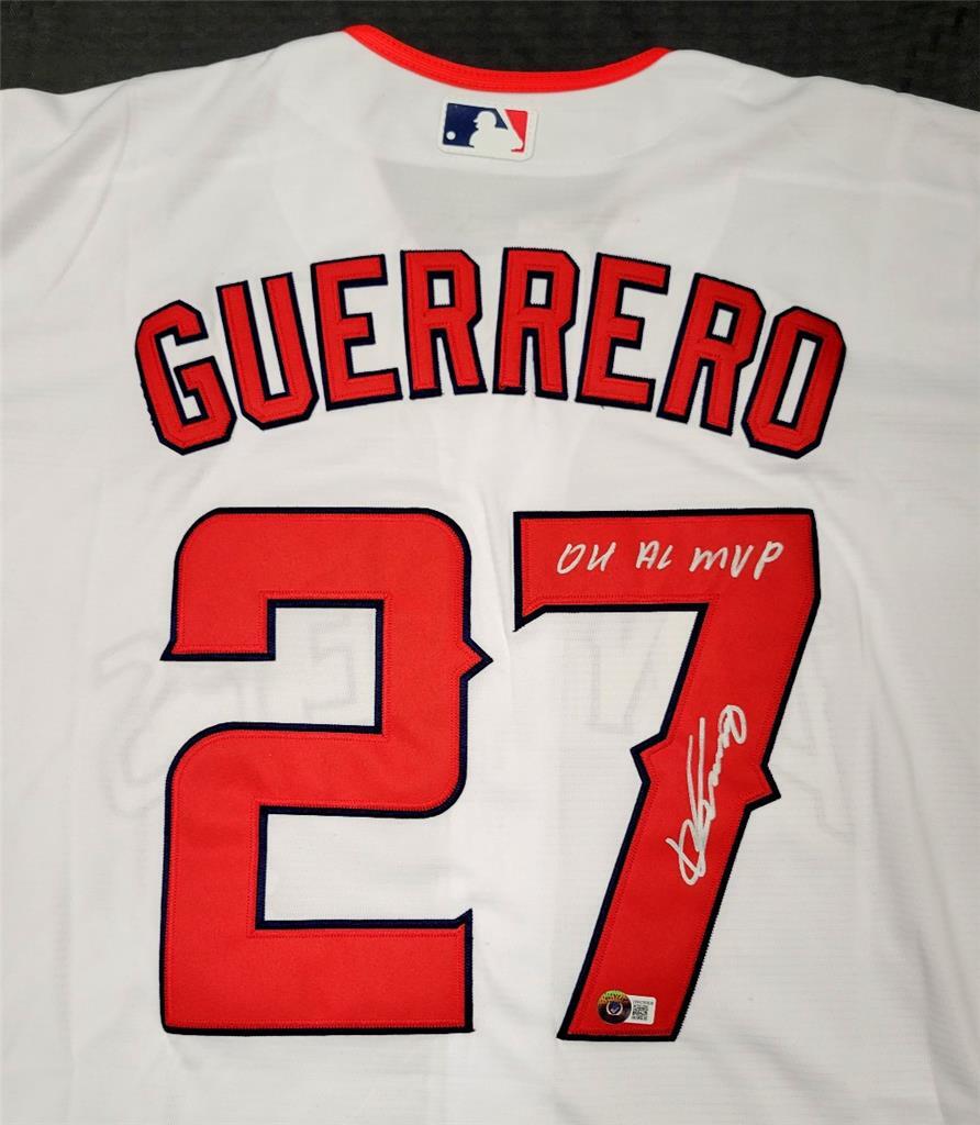 Vladimir Guerrero autograph signed "04 AL MVP" Angels Jersey ~ Beckett BAS Holo