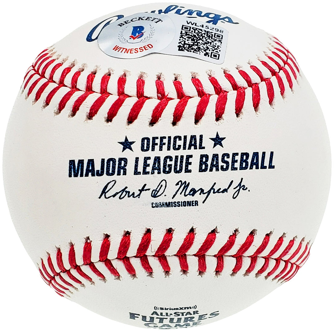 Jarred Kelenic Auto Official 2021 AS Futures Game MLB Baseball Braves Beckett