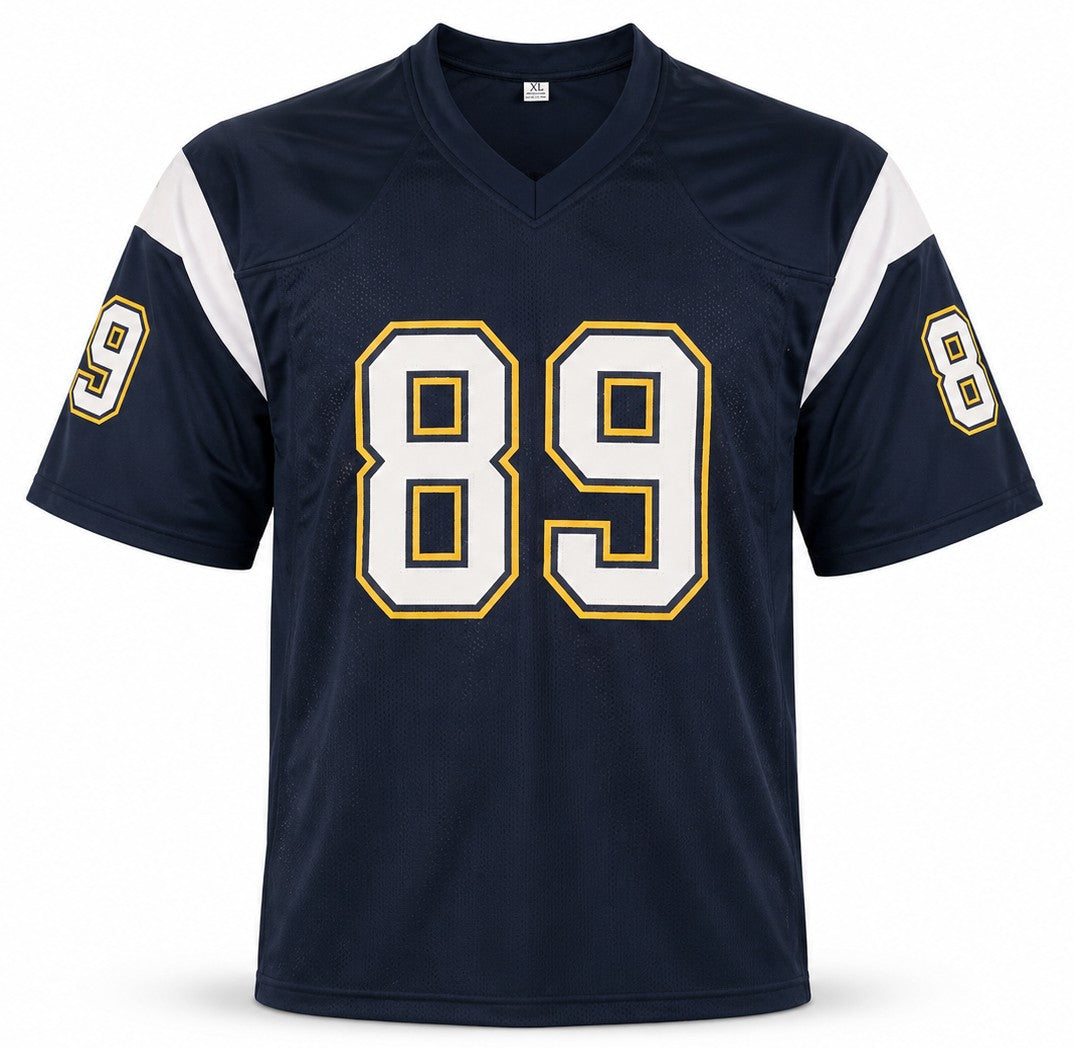 San Diego Chargers Wes Chandler Signed Blue Jersey JSA