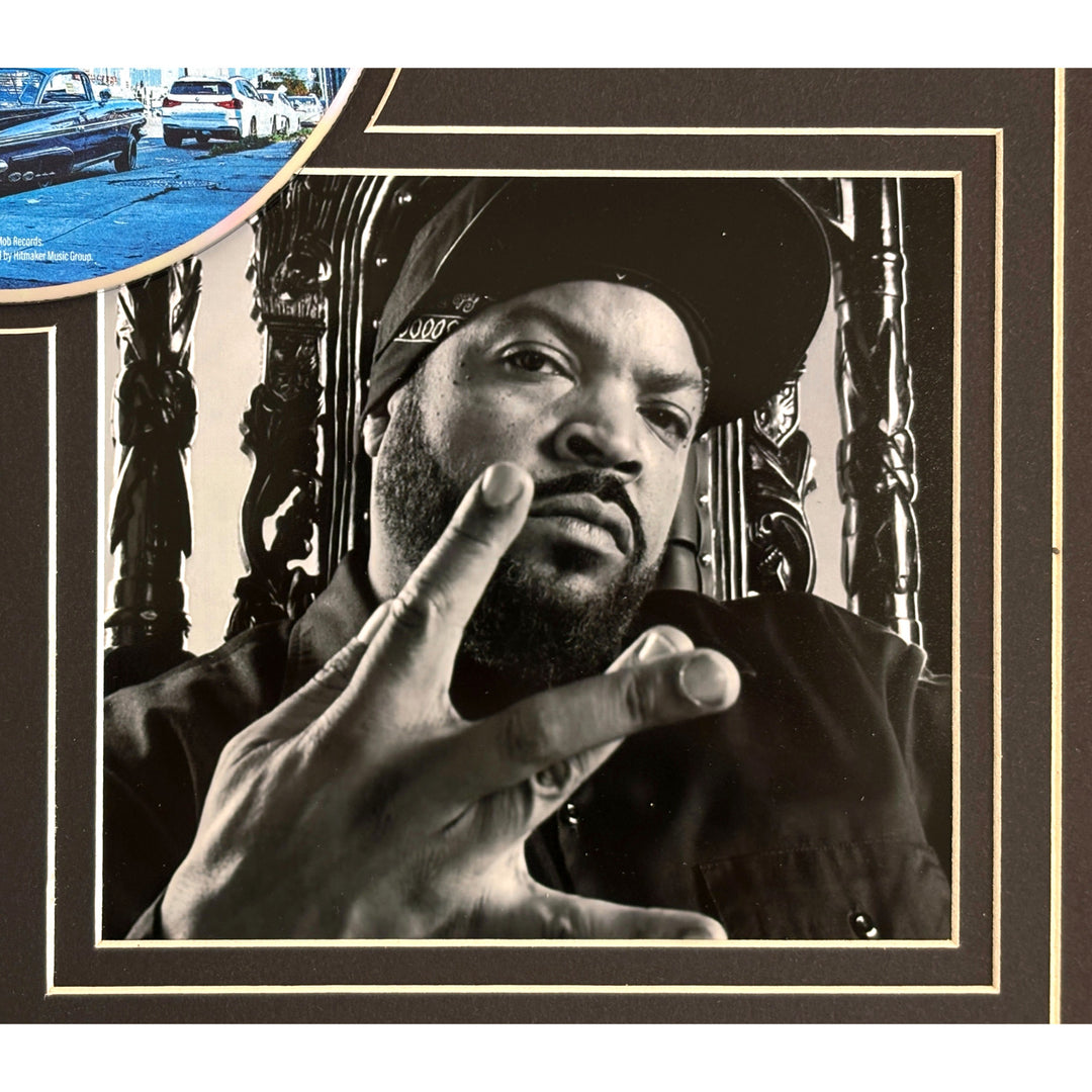 Ice Cube Autographed "Man Down" CD Album Framed JSA COA Signed NWA
