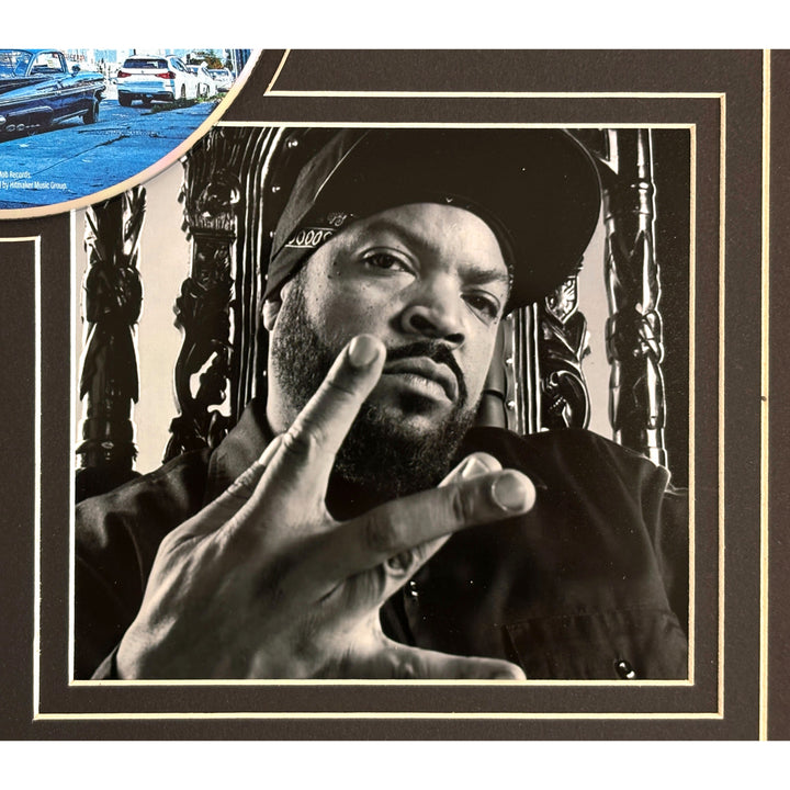 Ice Cube Autographed "Man Down" CD Album Framed JSA COA Signed NWA