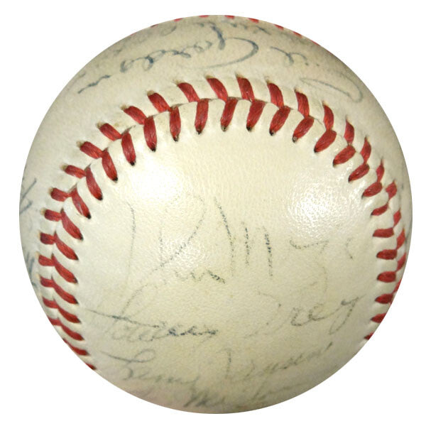 1948 New York Giants Signed NL Baseball 19 Sigs Johnny Mize PSA/DNA
