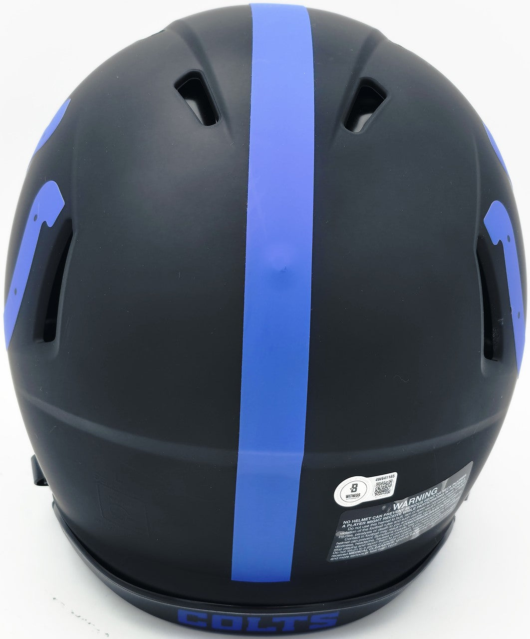 Reggie Wayne Signed Colts Eclipse Full Size Helmet Possible Marks BAS Witness