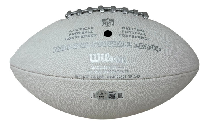 Hines Ward Signed Pittsburgh Steelers Wilson NFL Team Series Football BAS