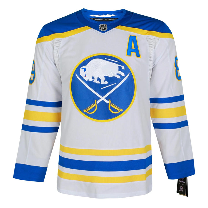 Alex Tuch Signed Buffalo Sabres White Fanatics Premium Jersey