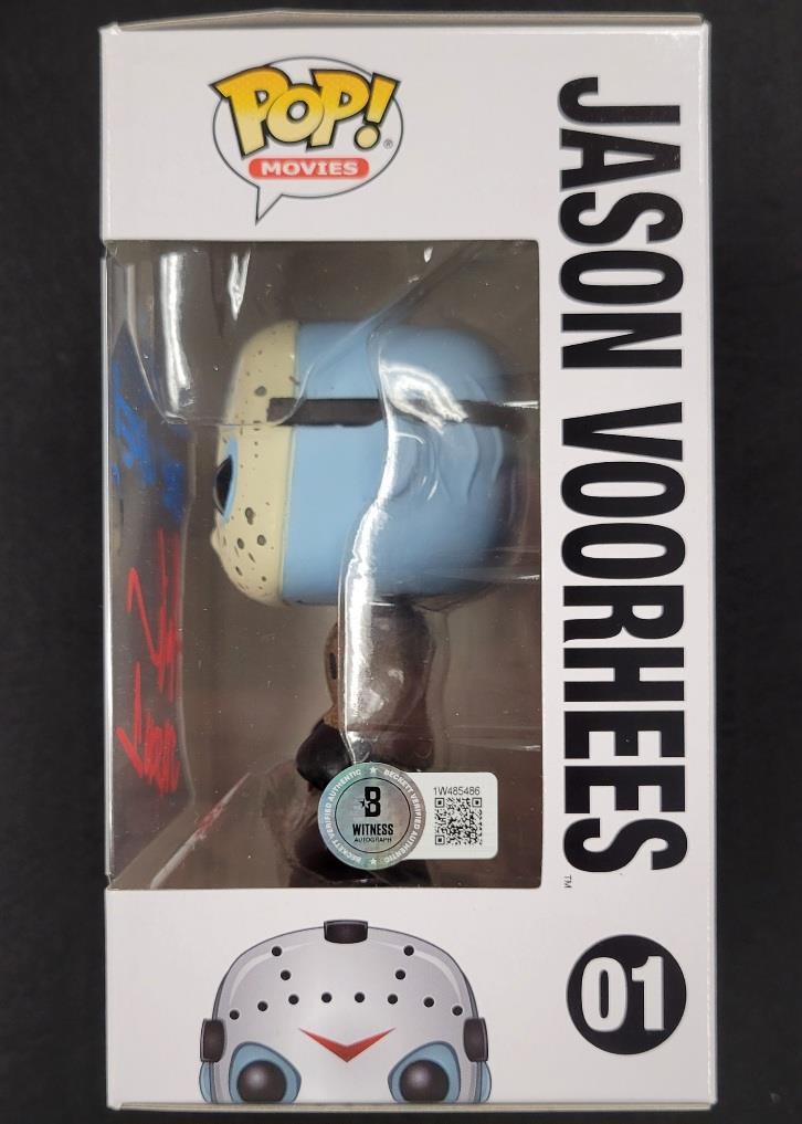 Ari Lehman signed "Boy in the Lake" Friday 13th Funko Pop autograph Beckett BAS