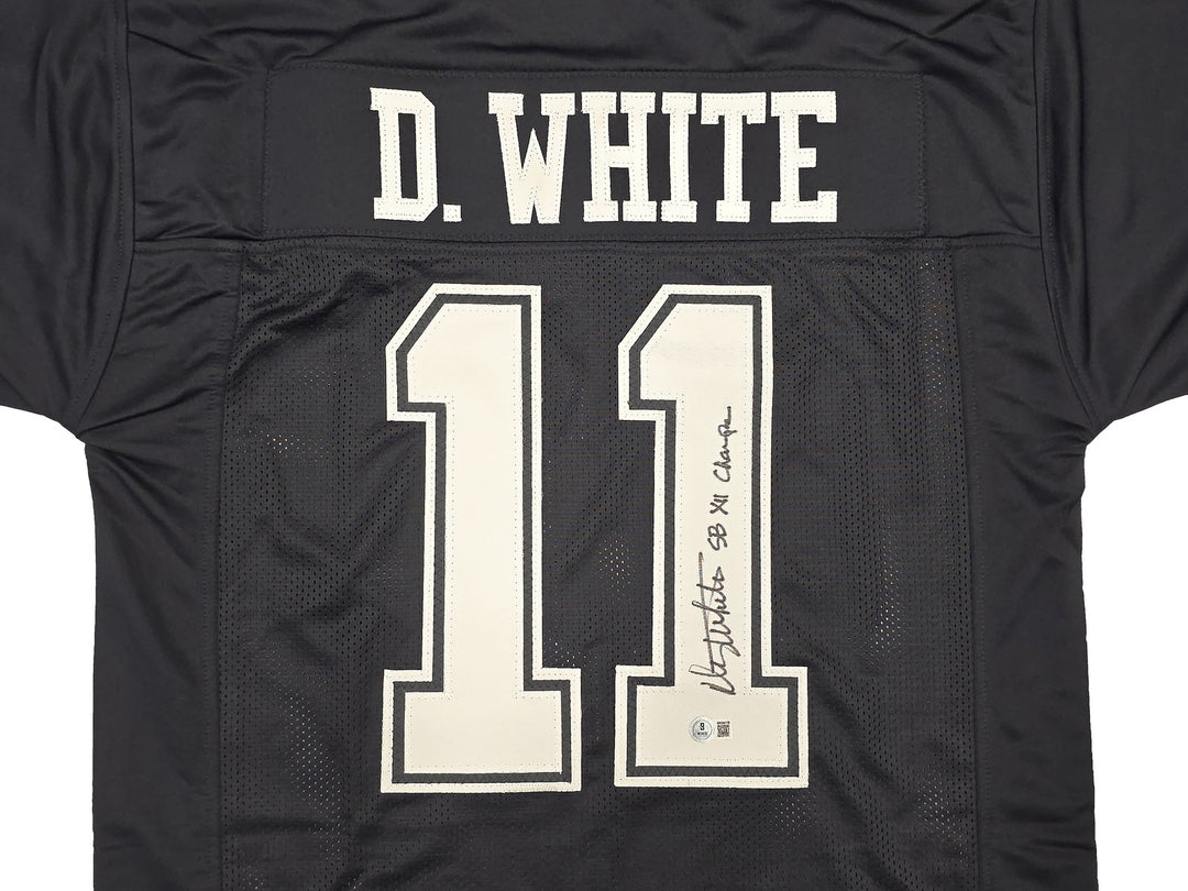 Dallas Cowboys Danny White Signed Blue Jersey "SB XII Champs" Beckett Witness