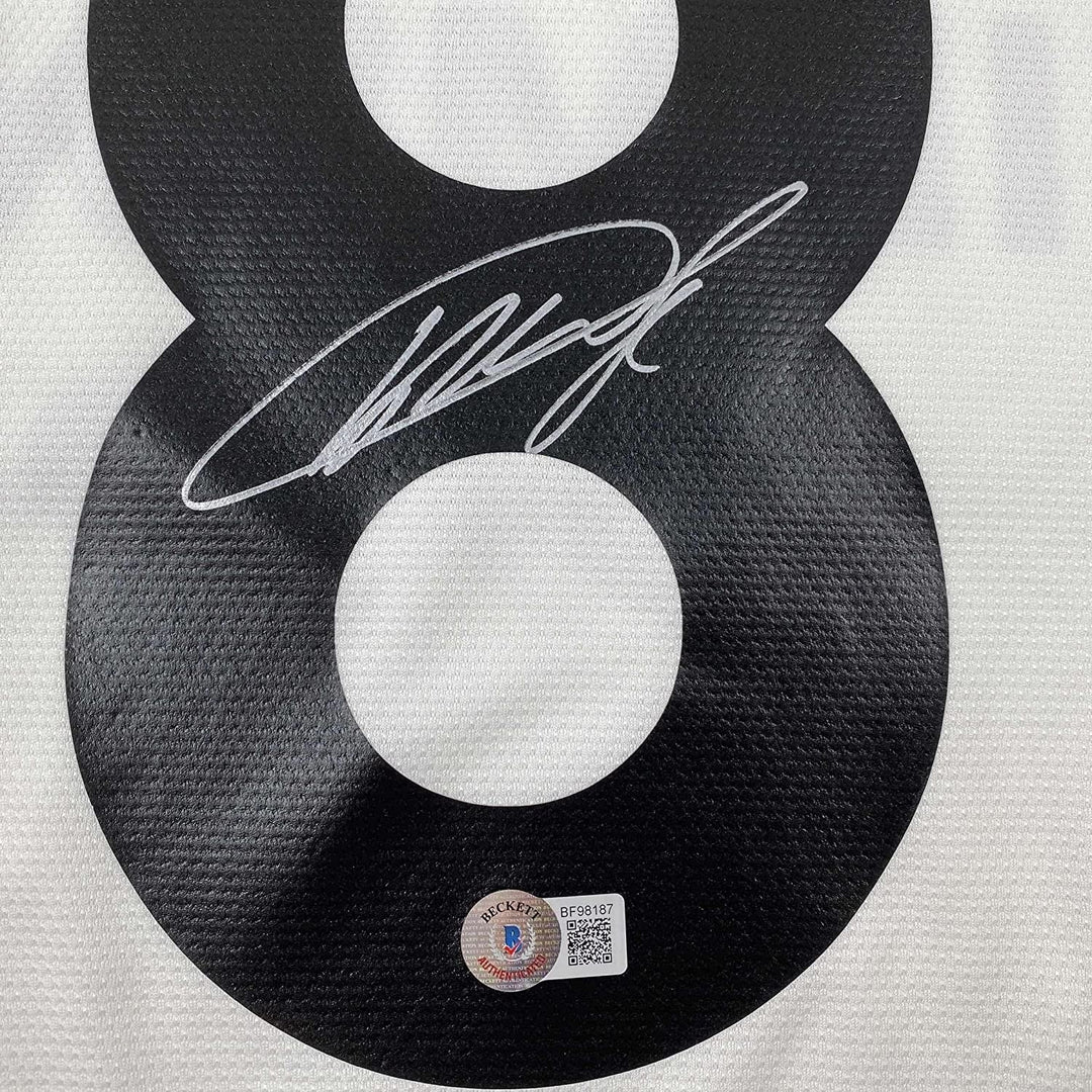 Framed Autoed/Signed Ricardo Kaka 35x39 Madrid White Futbol Jersey BAS COA