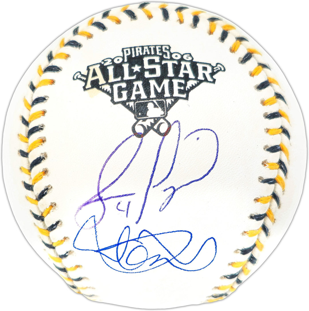 Ichiro Suzuki Jose Lopez Auto 2006 ASG Game Logo Baseball Mariners Beckett