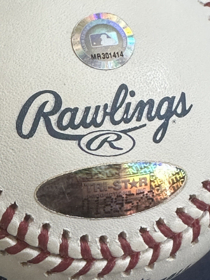 Roger Clemens Signed 100 Anniv Yankees Baseball Rocket Auto MLB Tri-Star Le /22