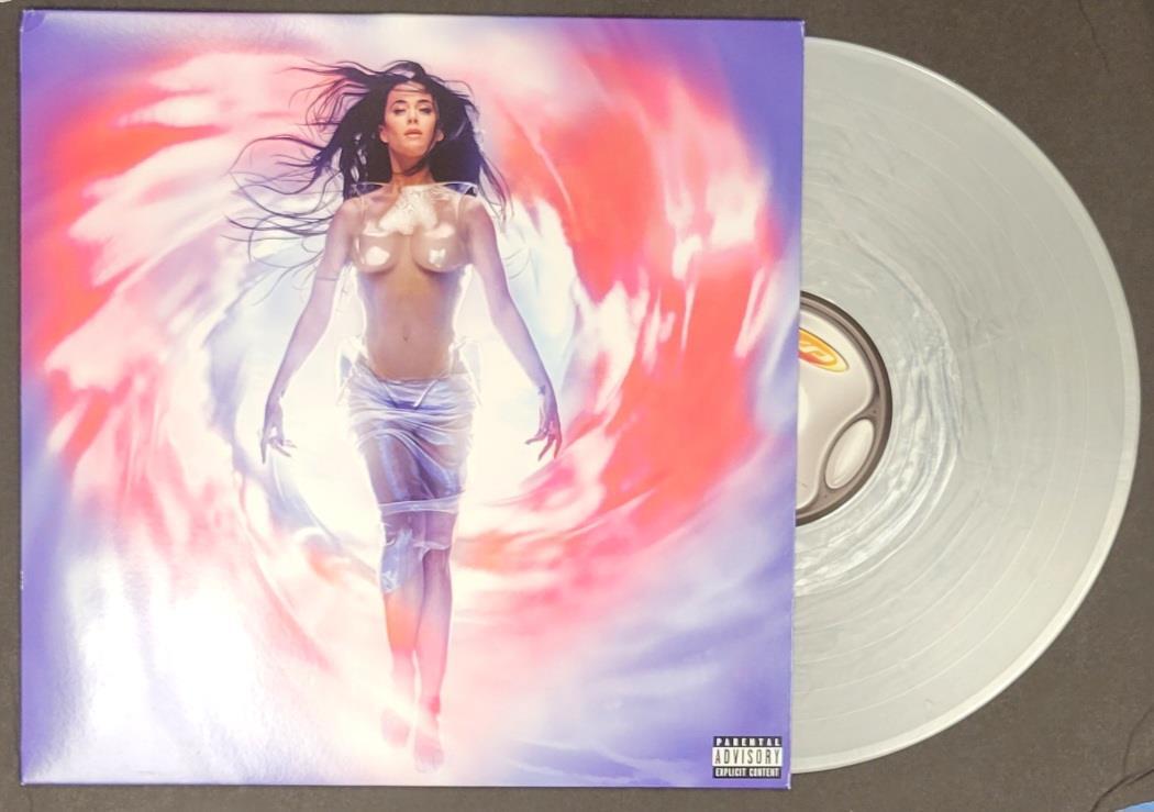 Katy Perry signed 12x12" 143 Vinyl Album Insert w/disc LP autograph BAS Beckett