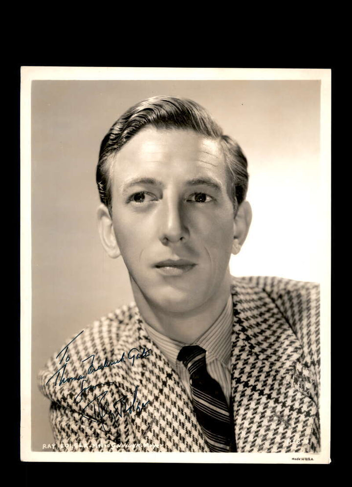 Ray Bolger JSA Coa Signed Vintage 8x10 Photograph Autograph