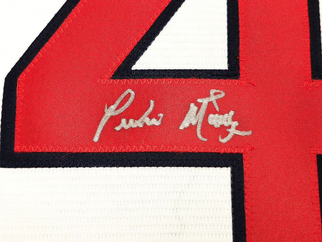 Boston Red Sox Pedro Martinez Auto Signed White Nike Jersey Size XXL Beckett Wit