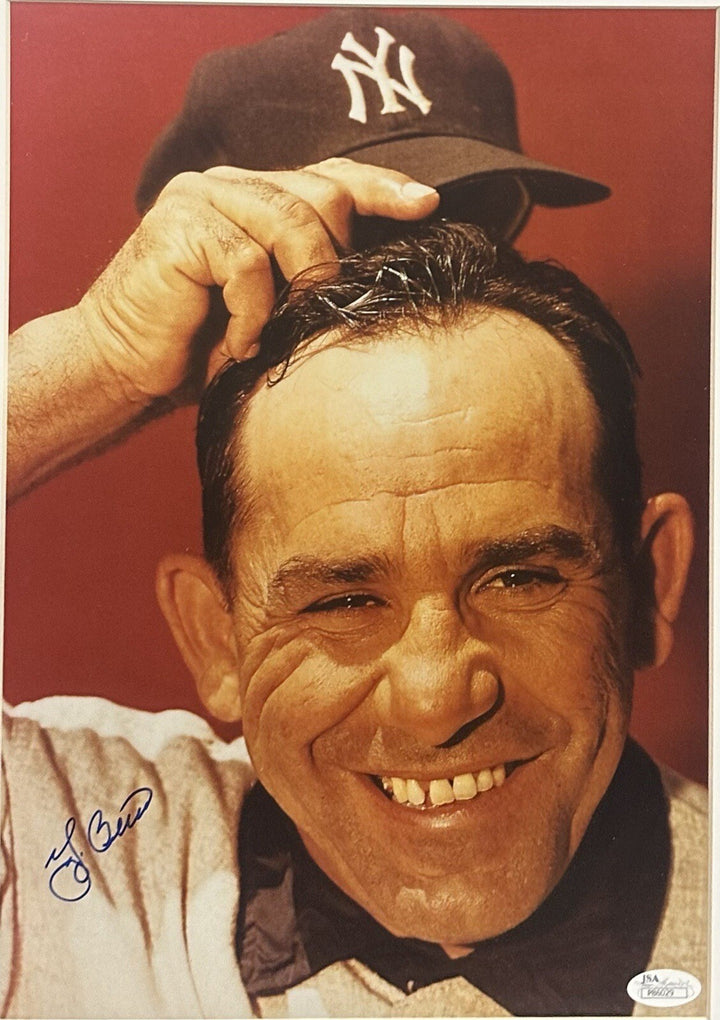 Yogi Berra signed Original Ozzie Sweet 10x14 Photo framed Yankees Autograph Jsa