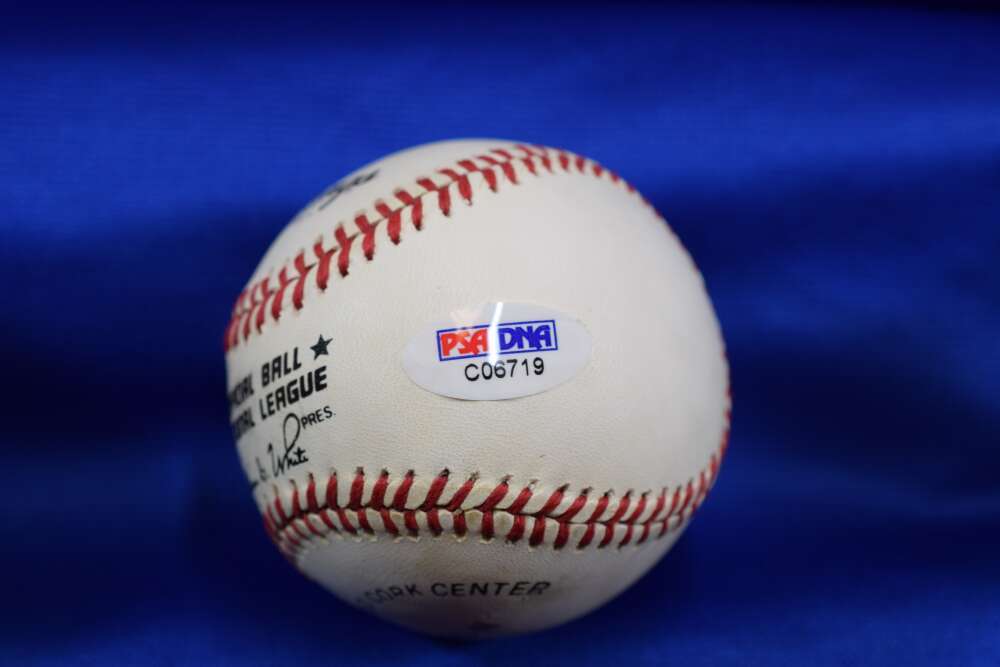 Albert Joseph Joe Barlick PSA DNA Autograph National League Signed Baseball