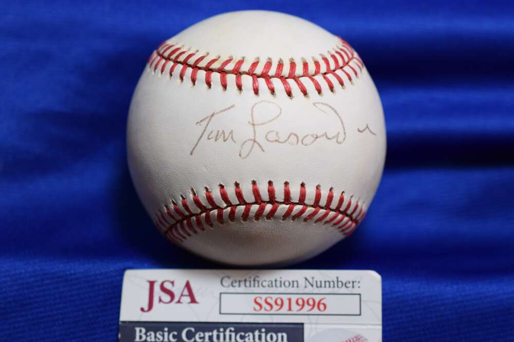 Tommy Lasorda JSA Coa Autograph National League Signed Baseball
