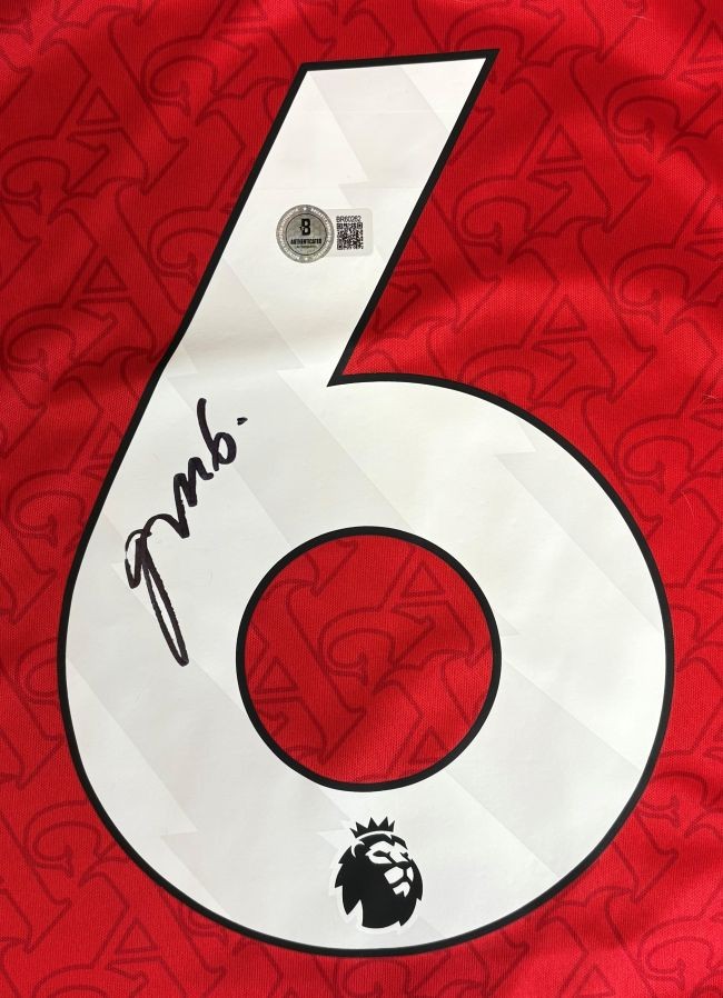 Gabriel Signed Arsenal Adidas Soccer Jersey BAS