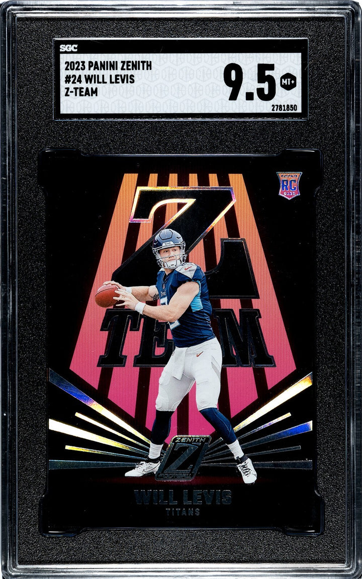 Will Levis 2023 Panini Zenith Z-Team Rookie Card (RC) #24 - SGC Graded 9.5 Mint+