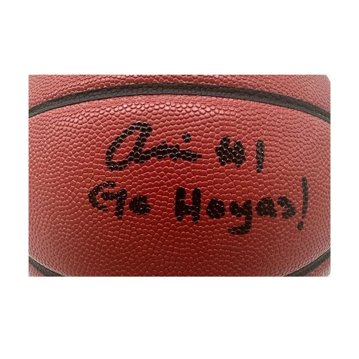 Amir Primo Spears Georgetown Hoyas Autographed NCAA Wilson Replica Basketball Inscribed "Go Hoyas!" (CX Auth)